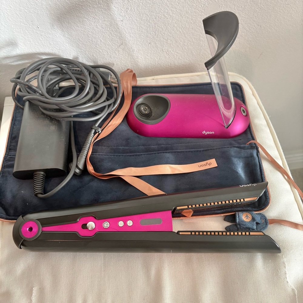 Dyson Fuchsia and Black Hair Styler